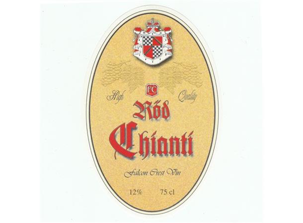 Rød Chianti Etiketter 25stk 