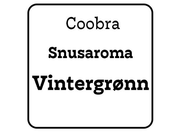 Snusaroma Vintergrønn 25ml Coobra 