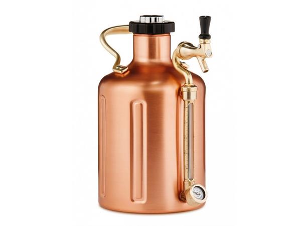 uKeg 128 Copper-Plated (3,8L) øloppbevearing - øltapping 