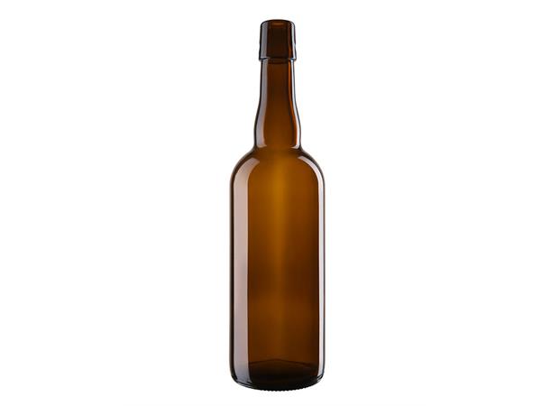 0,75L Ølflaske med patentkork Flippkork