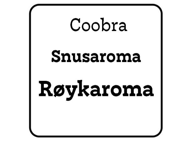 Snusaroma Røykaroma 25ml Coobra 