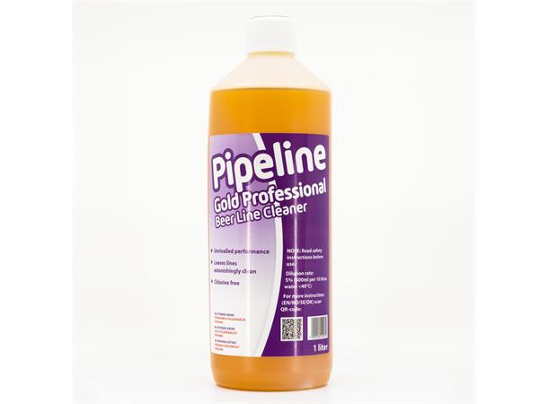 Pipeline Gold Professional 1 liter Klorin-fri rensevæske for tappelinjer 