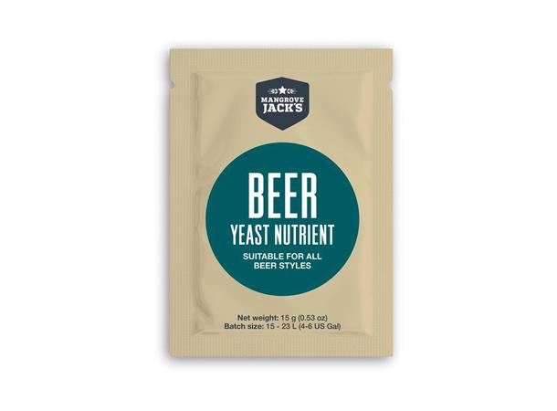 Gjærnæring til øl 15g - Mangrove Jacks Gjærnæring til øl