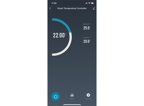 Smart termostat med Wifi og App Temperaturkontroller Smart Life