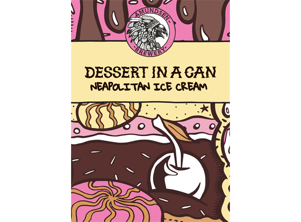 Dessert in a Can - Neapolitan Ice Cream Amundsen Allgrain ølsett 20 L 