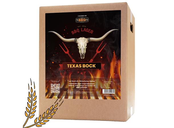 Texas Bock BBQ Lager allgrain ølsett Passer utmerket til grillmat!