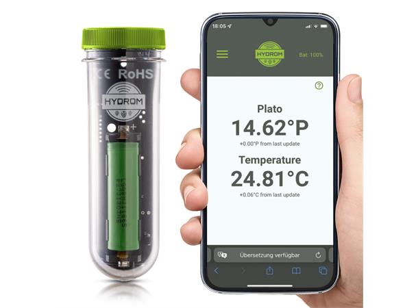 Hydrom - Wifi og Bluetooth hydrometer Måleutstyr til øl 