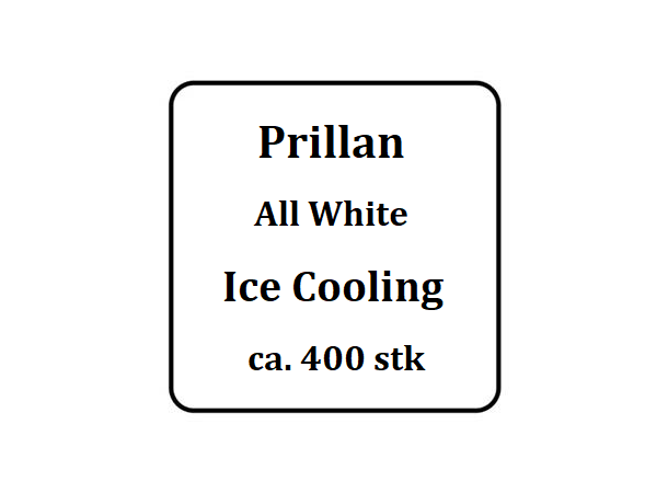 Prillan All White Ice Cooling (400 stk) Gjør det selv porsjonssnus