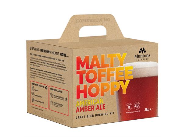Muntons Flagship American Amber Ale 3kg Malty Toffee Hoppy Ekstraksett