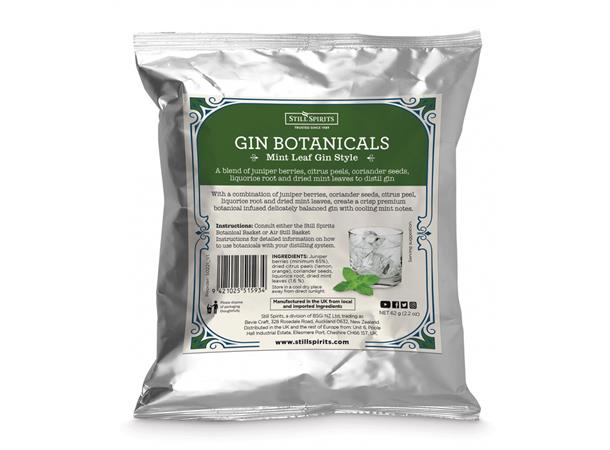 Mint Leaf Gin, SS Gin Botanicals Gin Krydderblanding