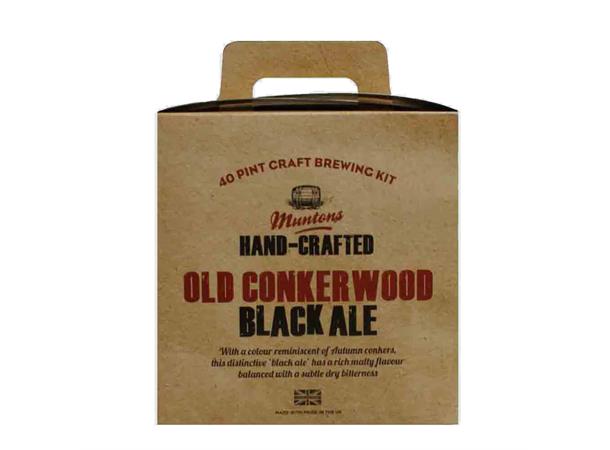 utgått - Old Conkerwood Black Ale Muntons Hand Crafted