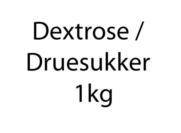 1kg Dekstrose/ Druesukker Brewing Sugar - 100% Dextrose 