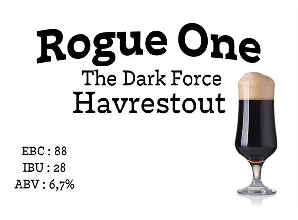 Rogue One - The Dark Force Allgrain ølsett 25 liter, Havrestout