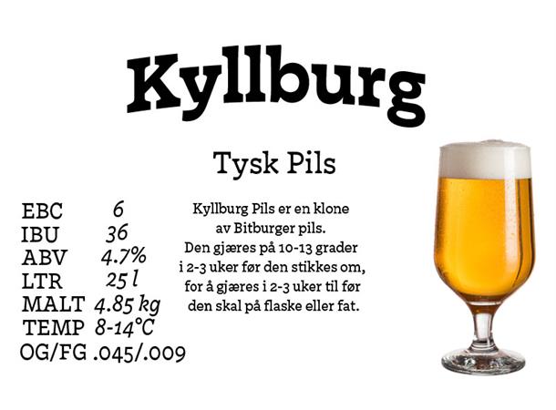 Kyllburg Allgrain ølsett 25 liter, Tysk pilsner