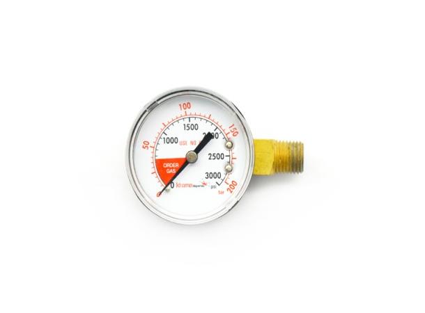 Krome Manometer 0-200 bar Co2 manometer