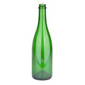 Grønn champagneflaske i glass, 750 ml, for 29 mm kapsel.