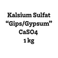 Kalsiumsulfat "Gips/Gypsum" CaSO4 1 kg – brygging og hagebruk