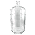 Klar 23L glassballong/carboy for øl, vin og cider – ideell for hjemmebrygging.
