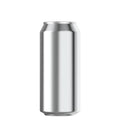 Sølv 440 ml aluminium ølboks for hjemmebrygging.
