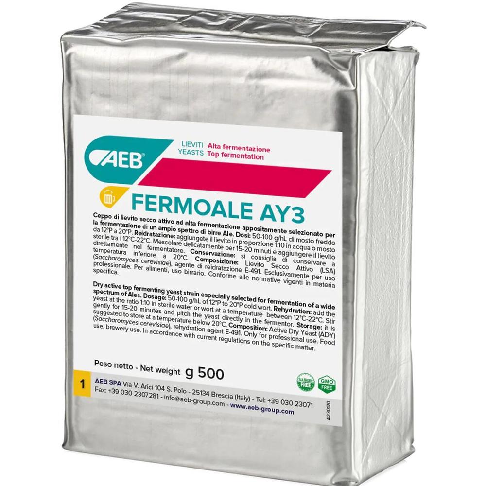 Fermoale AY3 tørrgjær 500g for engelske ales – hjemmebrygg