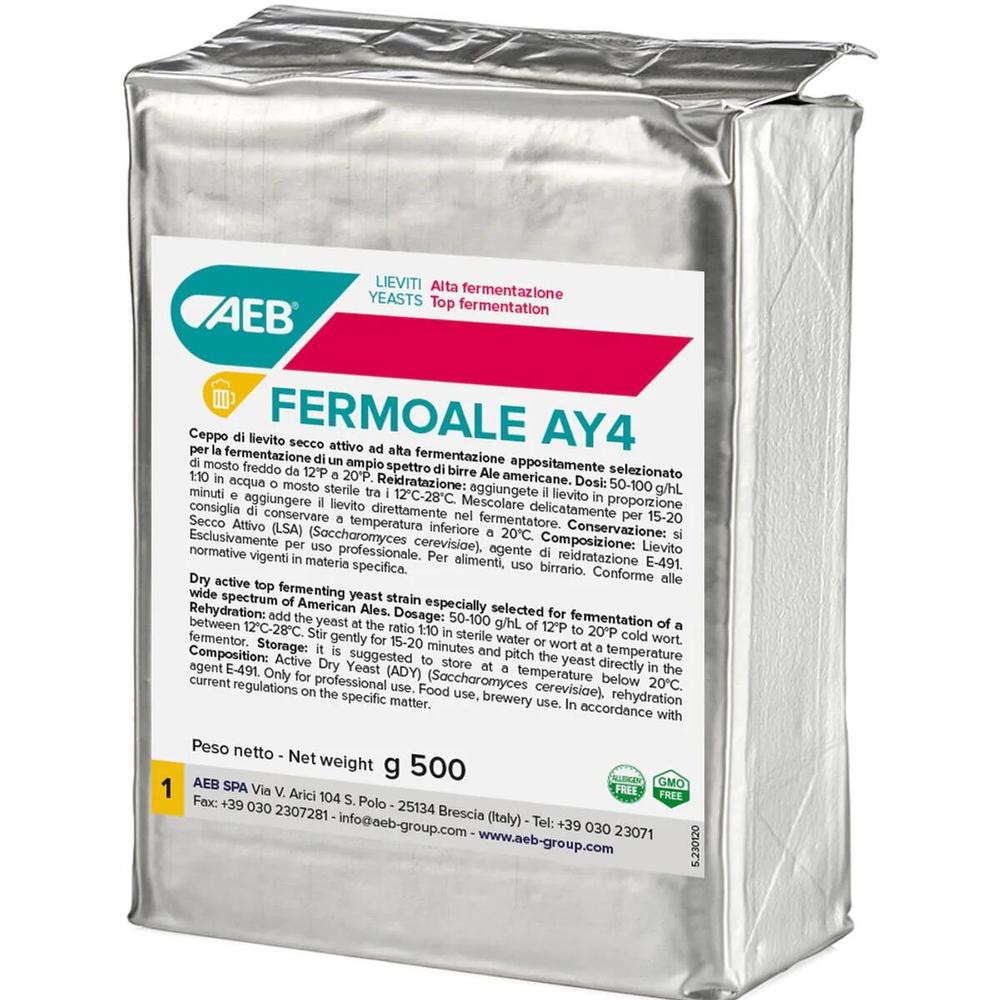 AEB Fermoale AY4 tørrgjær 500g for amerikanske ales – hjemmebrygg