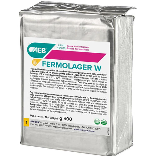 Fermolager W tørrgjær 500g for lagerøl – hjemmebrygg