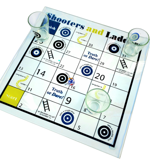 Shots and Ladders – Drikkelek for 2–6 spillere