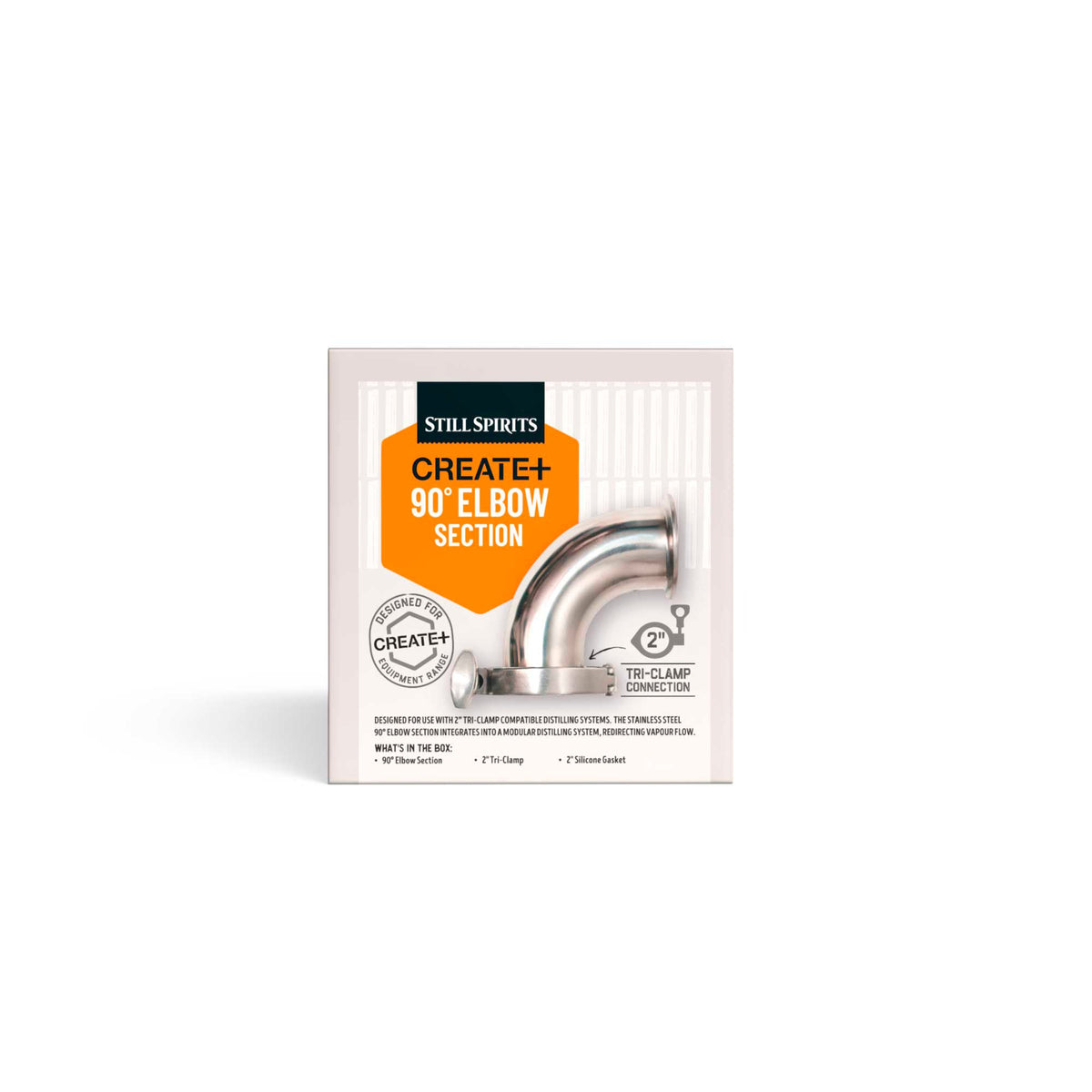 Still Spirits Create+ 90° Elbow Section – vinkelrør 2" Tri-Clamp
