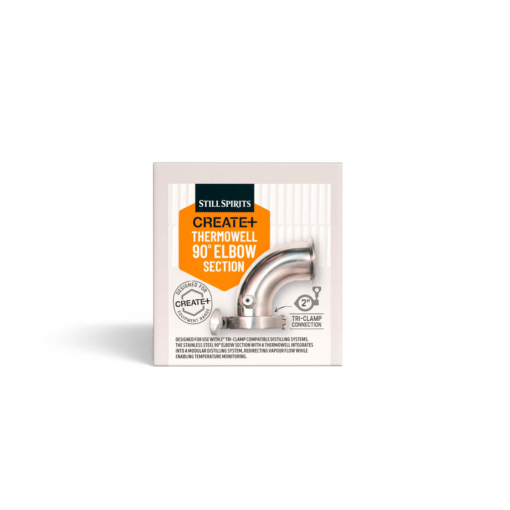 Still Spirits Create+ Thermowell 90° Elbow Section – vinkelrør med termobrønn 2" Tri-Clamp