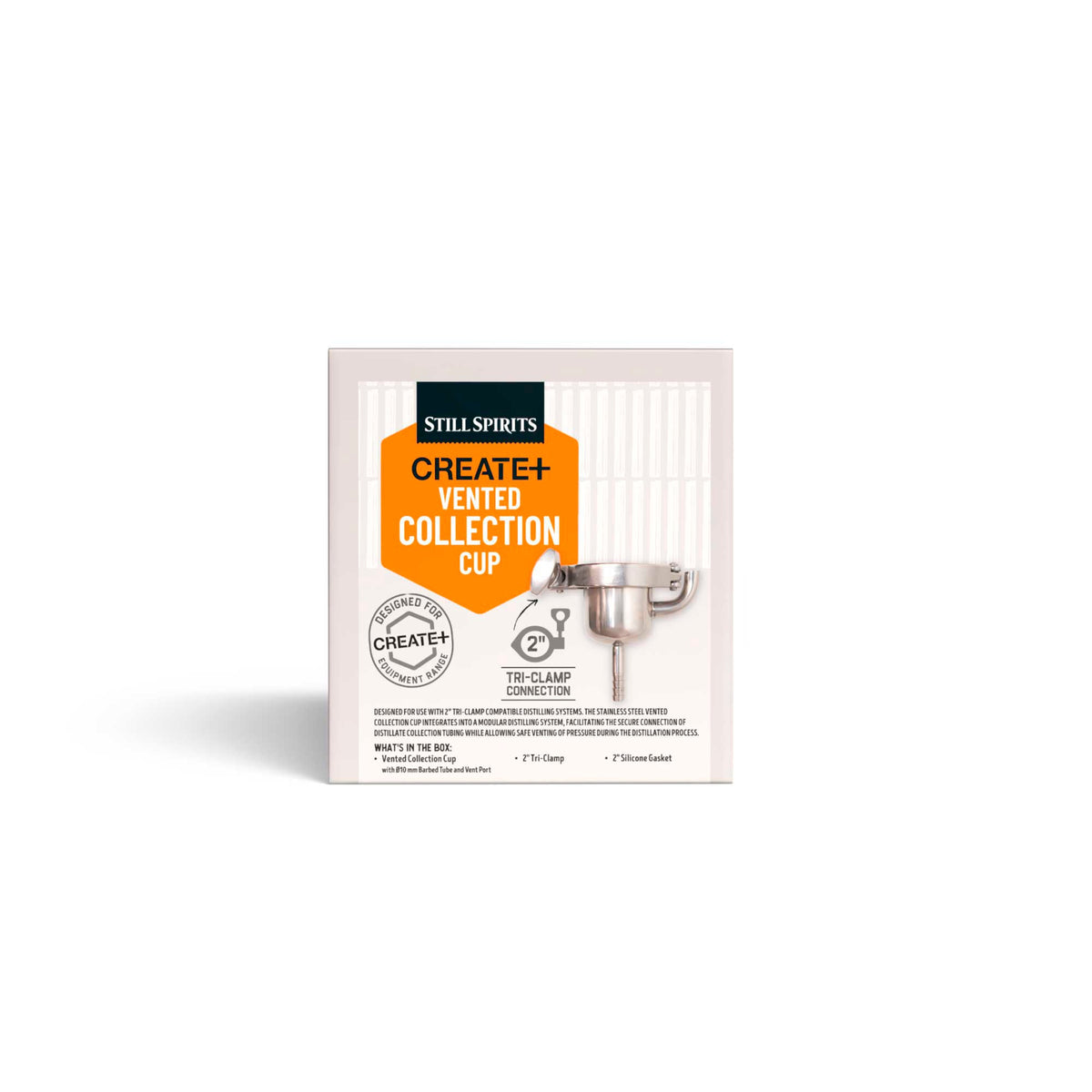 Still Spirits Create+ Vented Collection Cup – oppsamlingskopp 2" Tri-Clamp