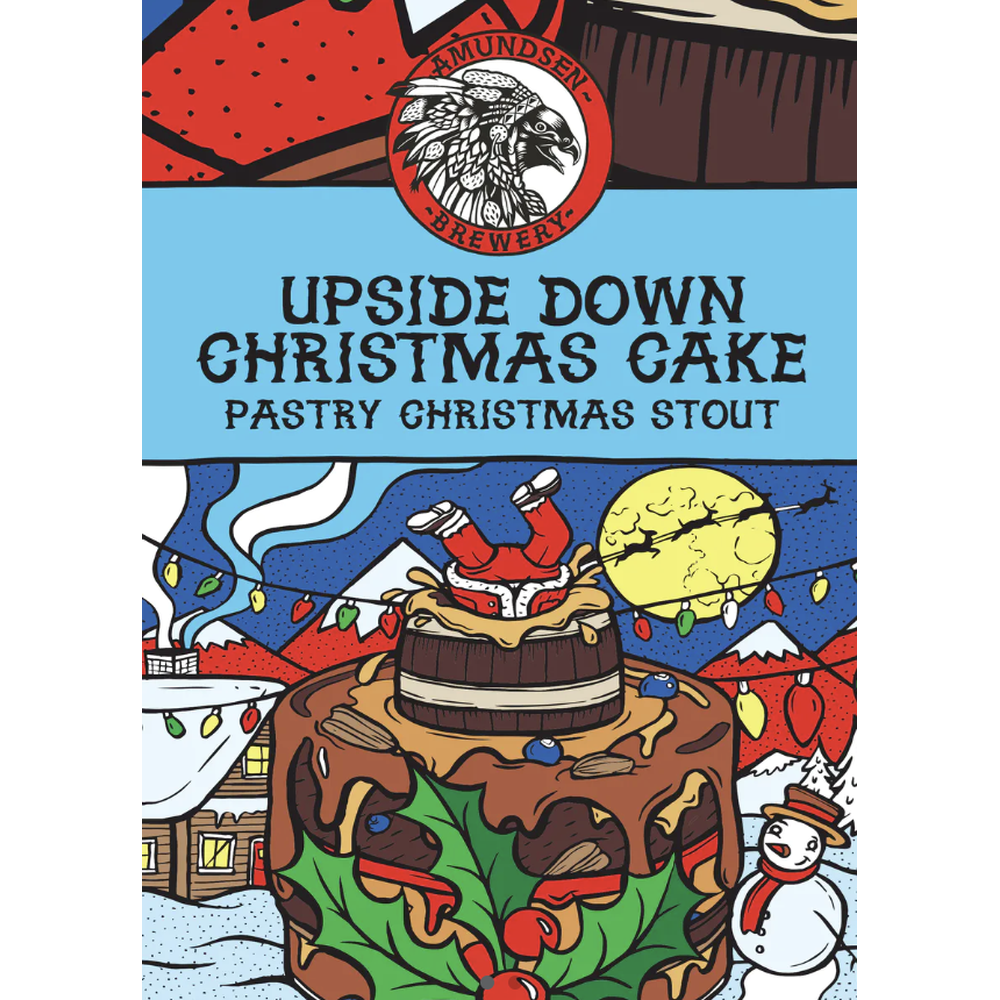 Upside Down - Christmas Cake - Amundsen Allgrain ølsett 20 L / Juleøl