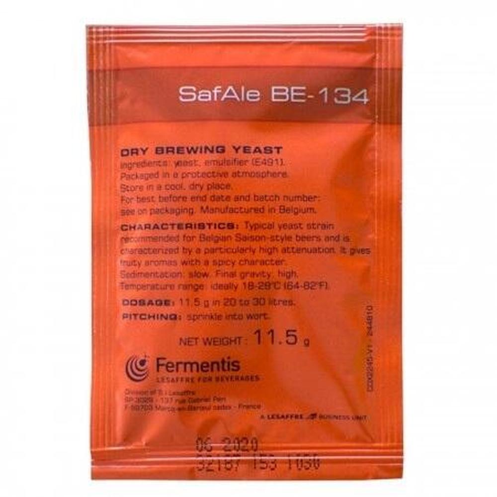 SafAle BE-134 tørrgjær 11,5 g Belgisk saison – fruktig og krydret