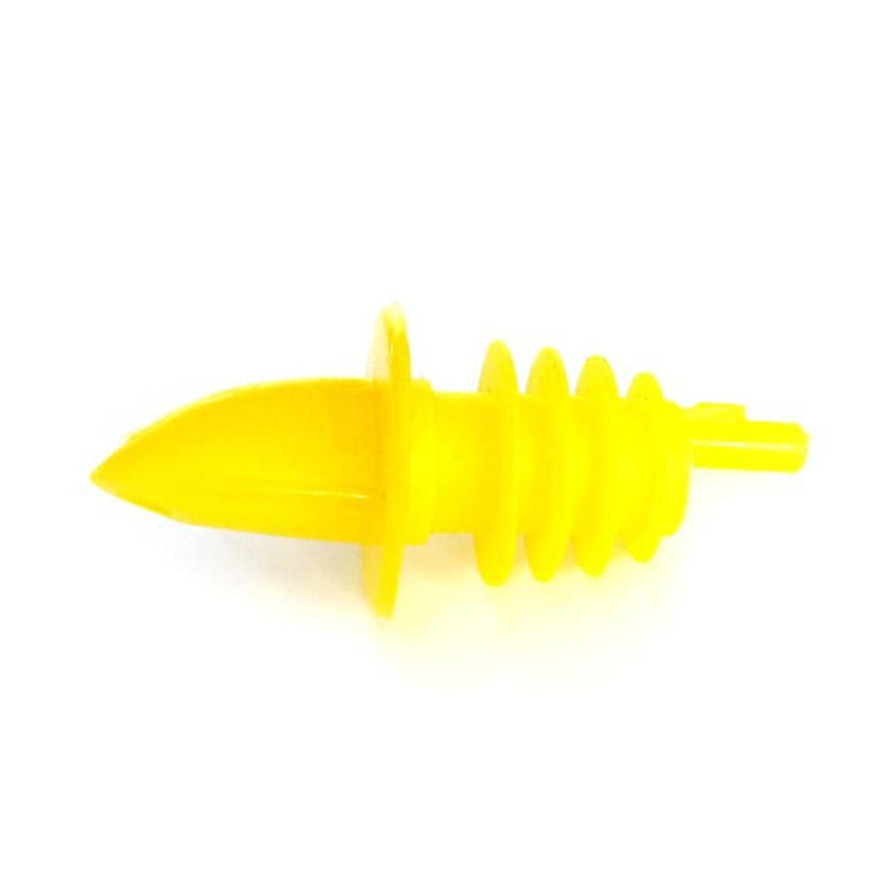 Skjenketut plast gul – 7 cm