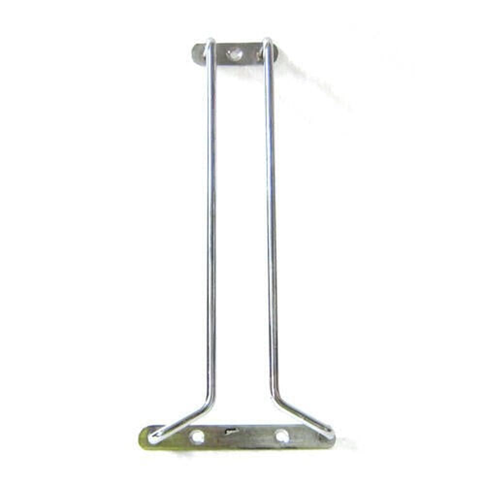 Glassrack Krom - 25cm Kompakt skinne for stetteglass
