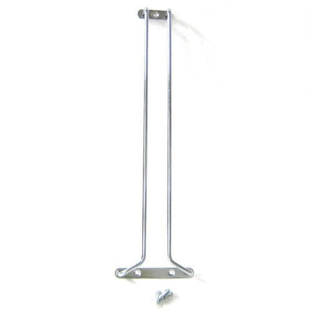 Glassrack Krom - 40cm Skinne for oppheng av stetteglass