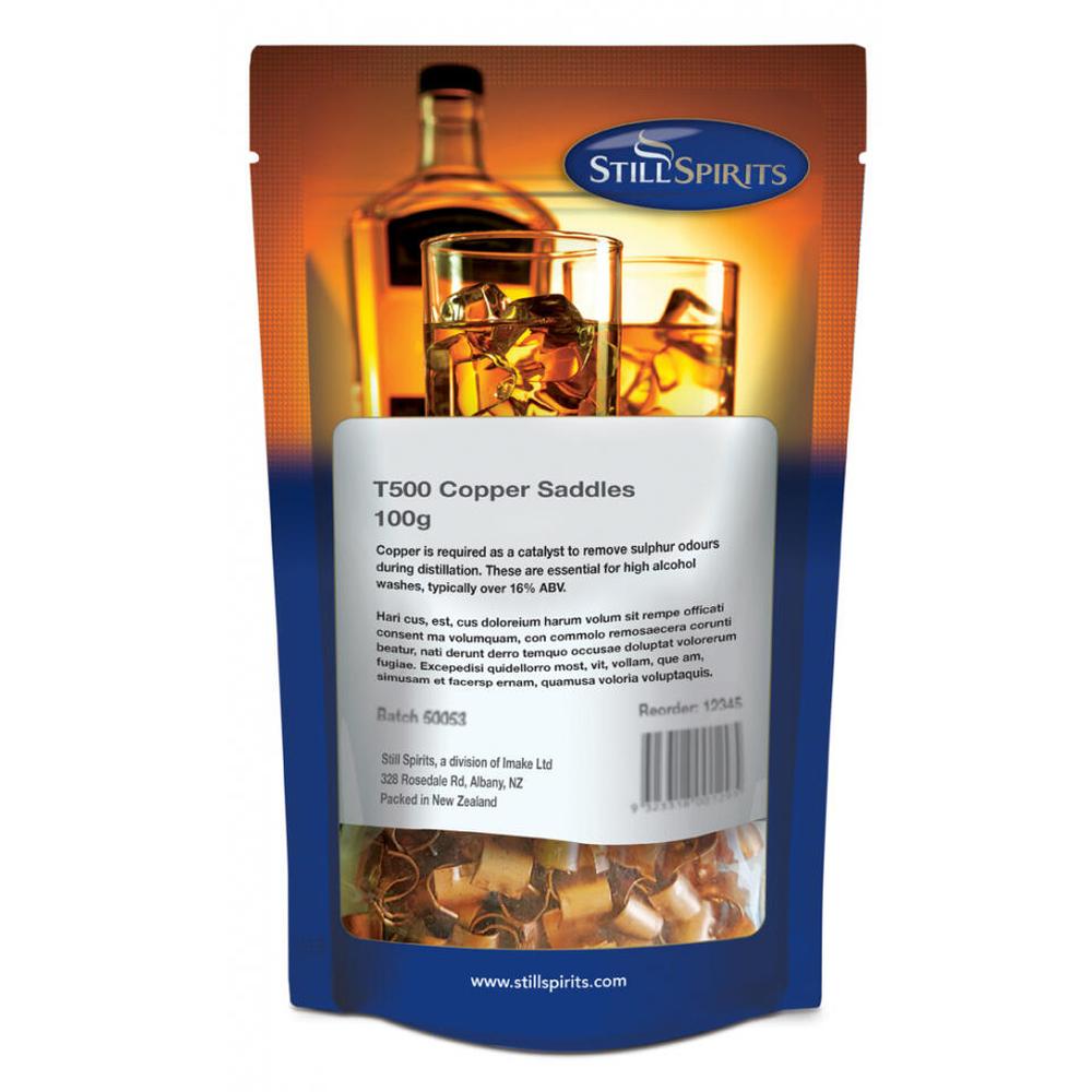 Still Spirits T500 Copper Saddles 100g Raschigringer - T500 Copper Saddles 100g