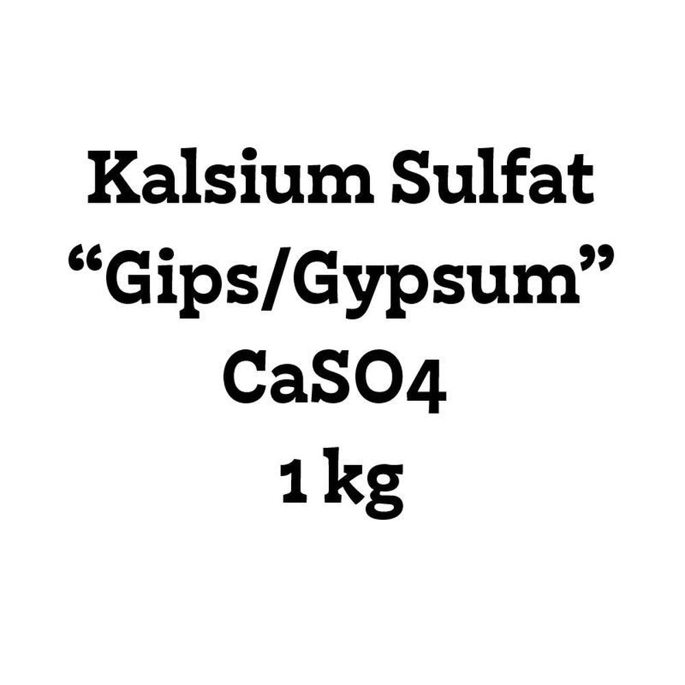 1 kg Kalsiumsulfat CaSO4 Gips / Gypsum / CaSO4
