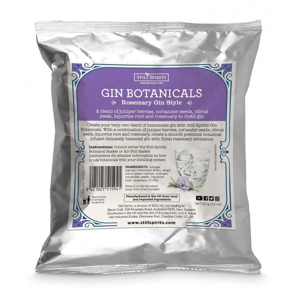 Rosemary Gin, SS Gin Botanicals Gin Krydderblanding