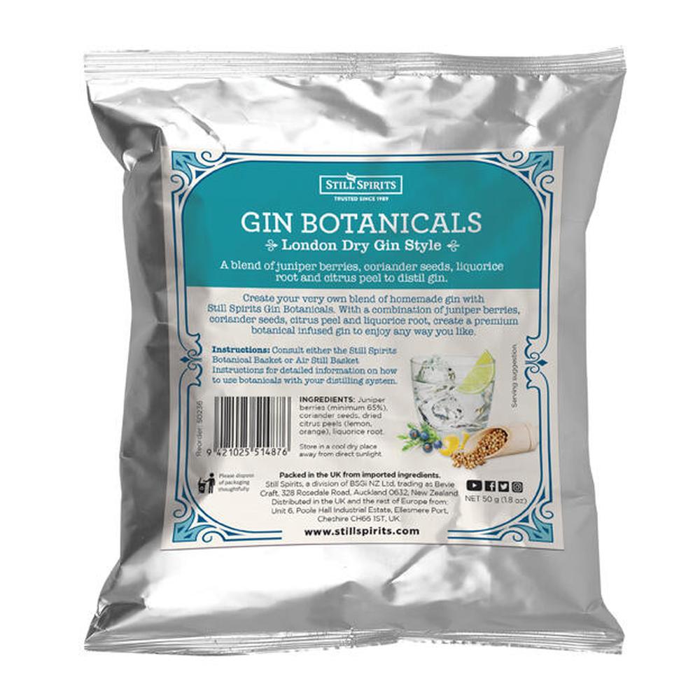 London Dry Gin, SS Gin Botanicals Gin Krydderblanding