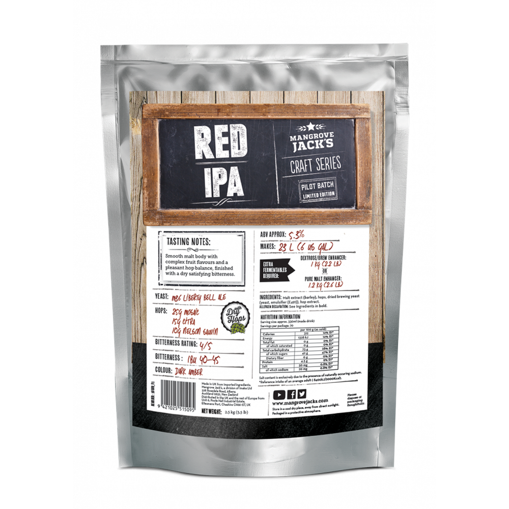 #22 Red IPA Craft Series, 2,5 kg