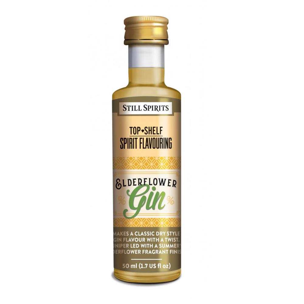 SS Top Shelf Elderflower Gin Tørr gin med hint av hylleblomst