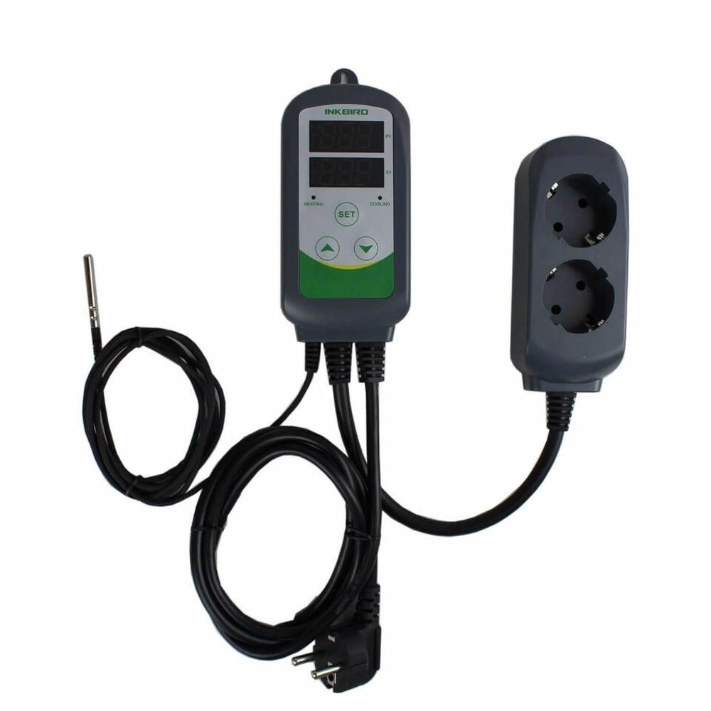 Inkbird ITC-308 Temperaturkontroller Kjøle/Varme - 2000W