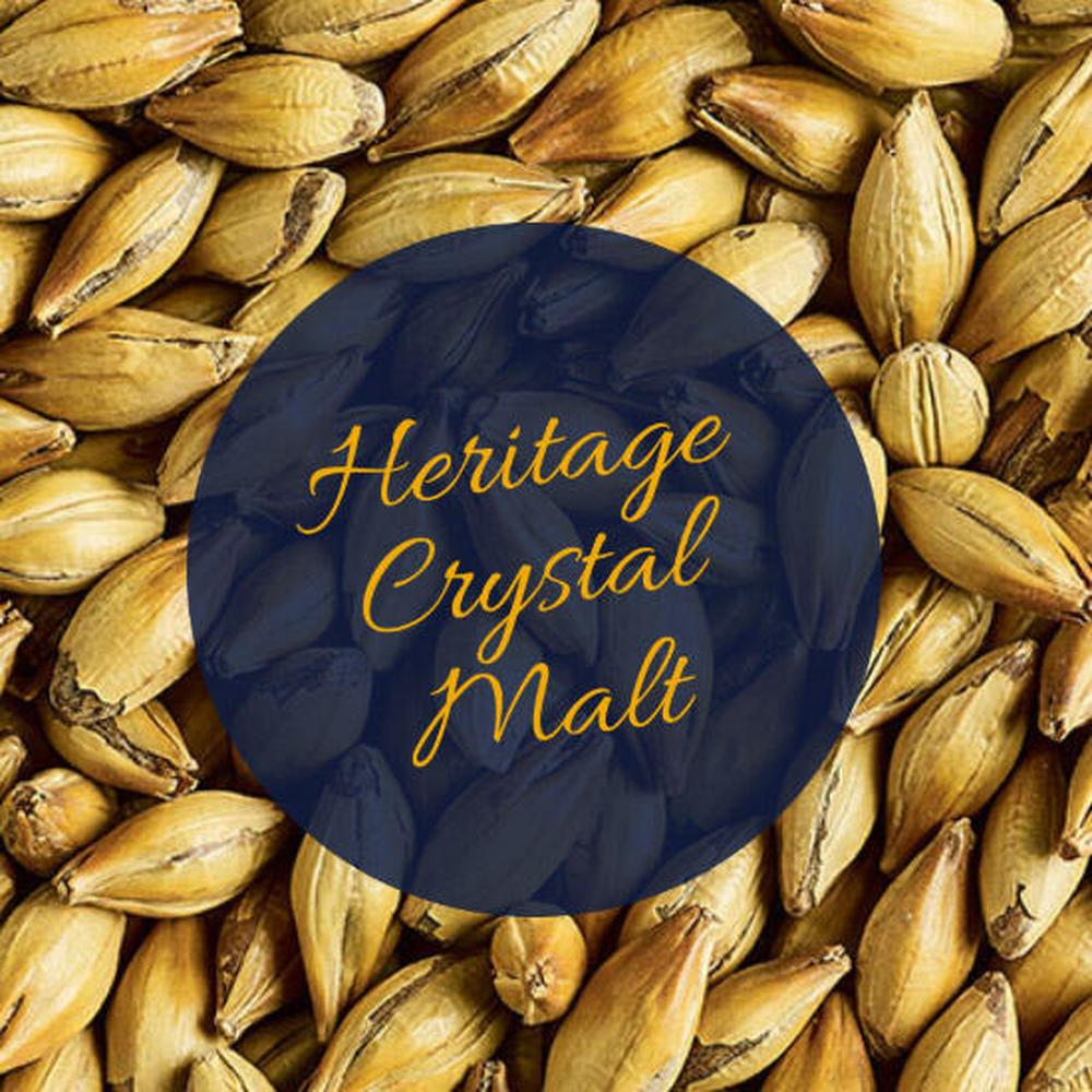 Heritage Crystal Malt 1kg Kvernet 180 EBC Medium karamellmalt