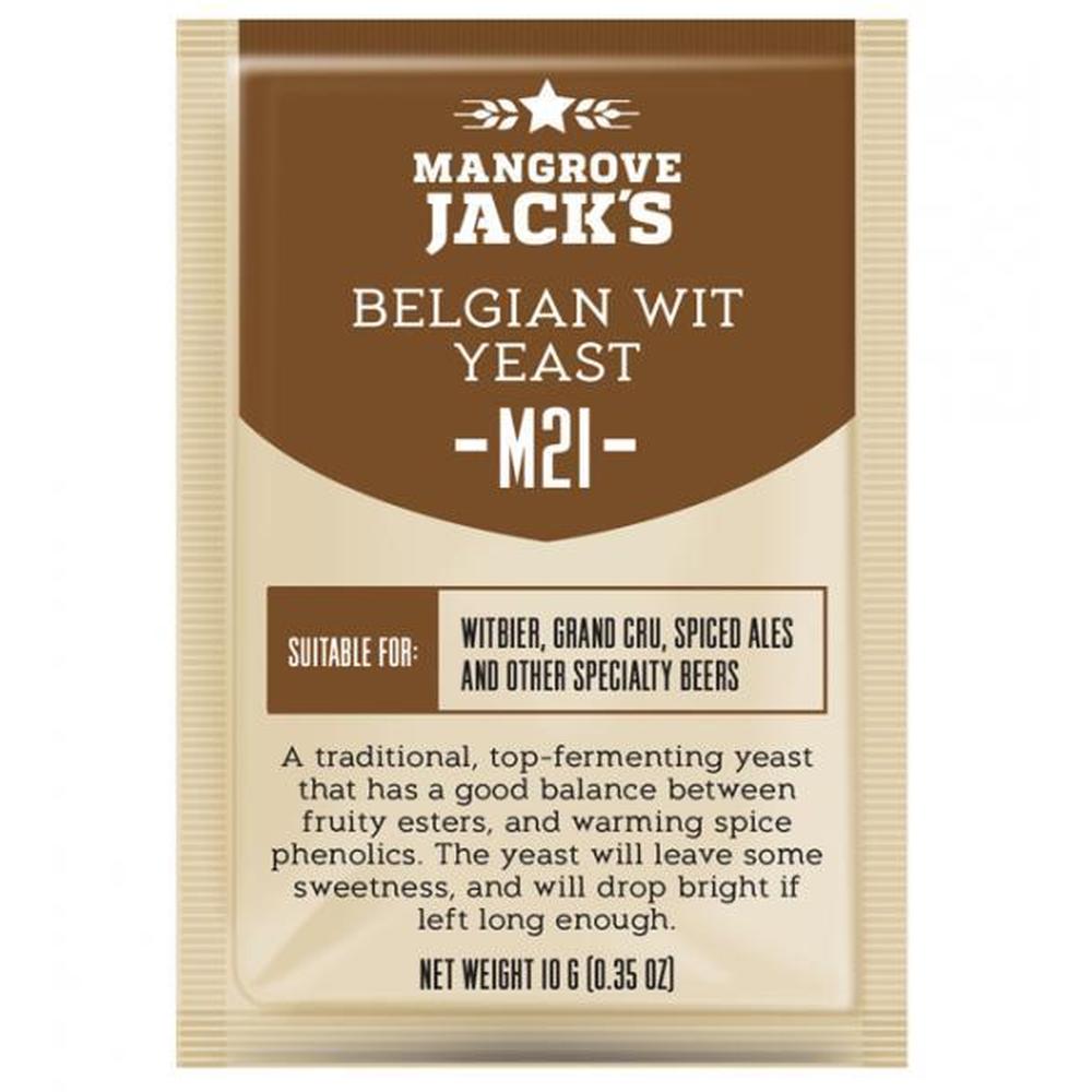 M21 Belgian Wit 10g Mangrove Jack's Tørrgjær til øl