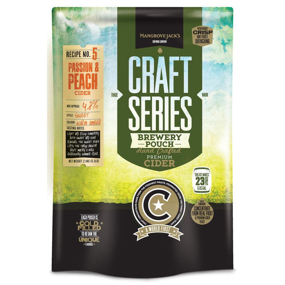 Passion & Peach Cider Craft Series 2,4kg