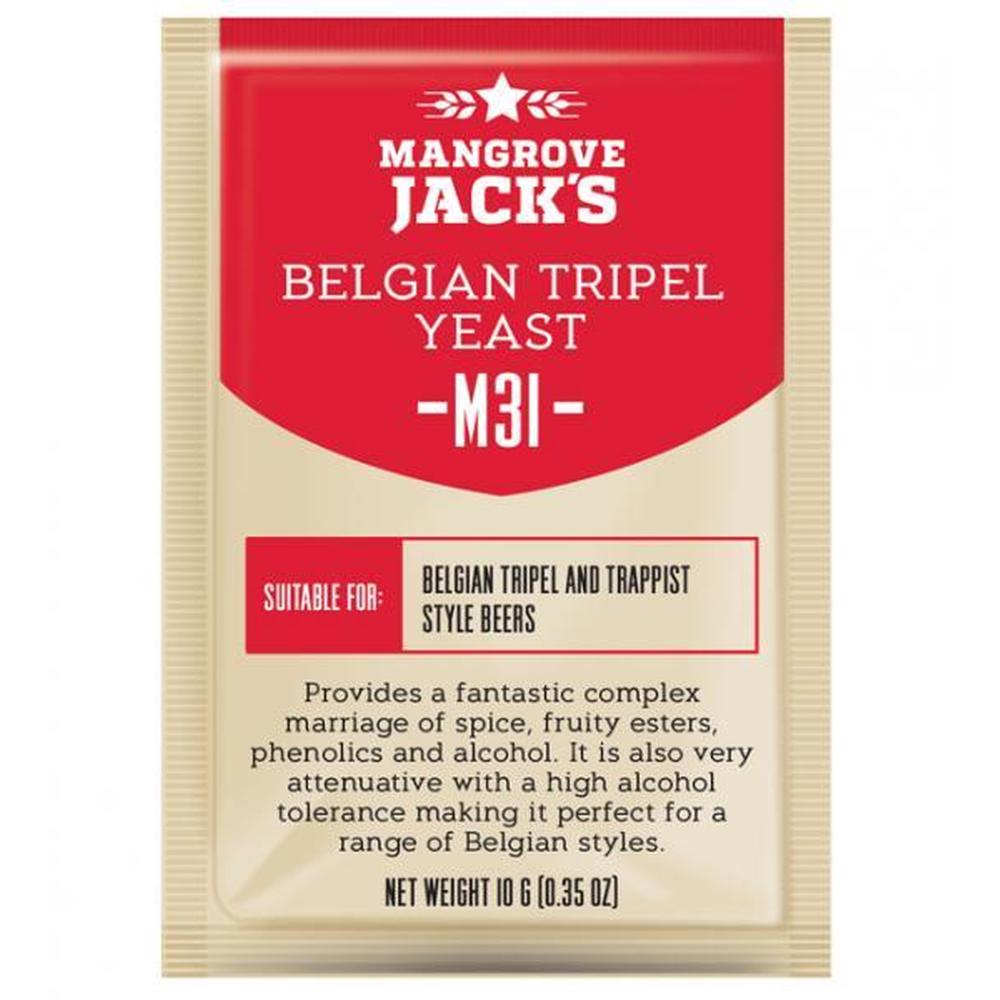 M31 Belgian Triple 10g Mangrove Jack's Tørrgjær til øl