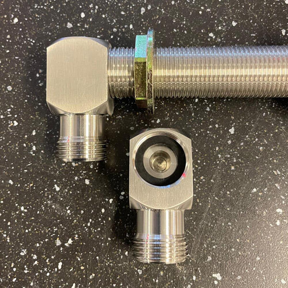 Lavprofil 90 grader bend 5/8" - 5/8" til gjennomføringer