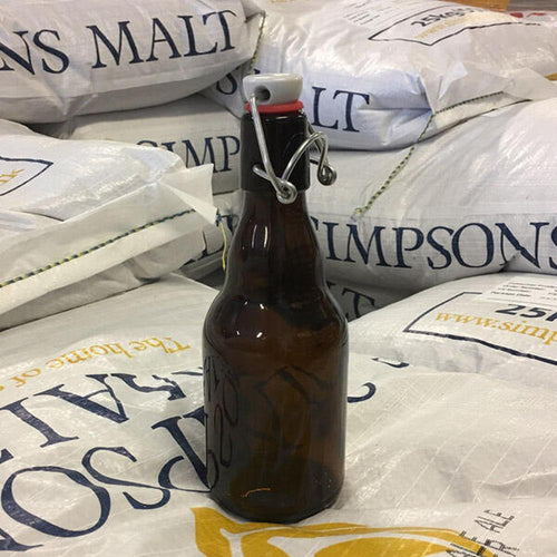 0,33L Ølflaske med patentkork Flippkork