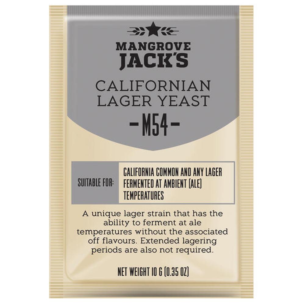 M54 California Lager 10g Mangrove Jack's Tørrgjær til øl
