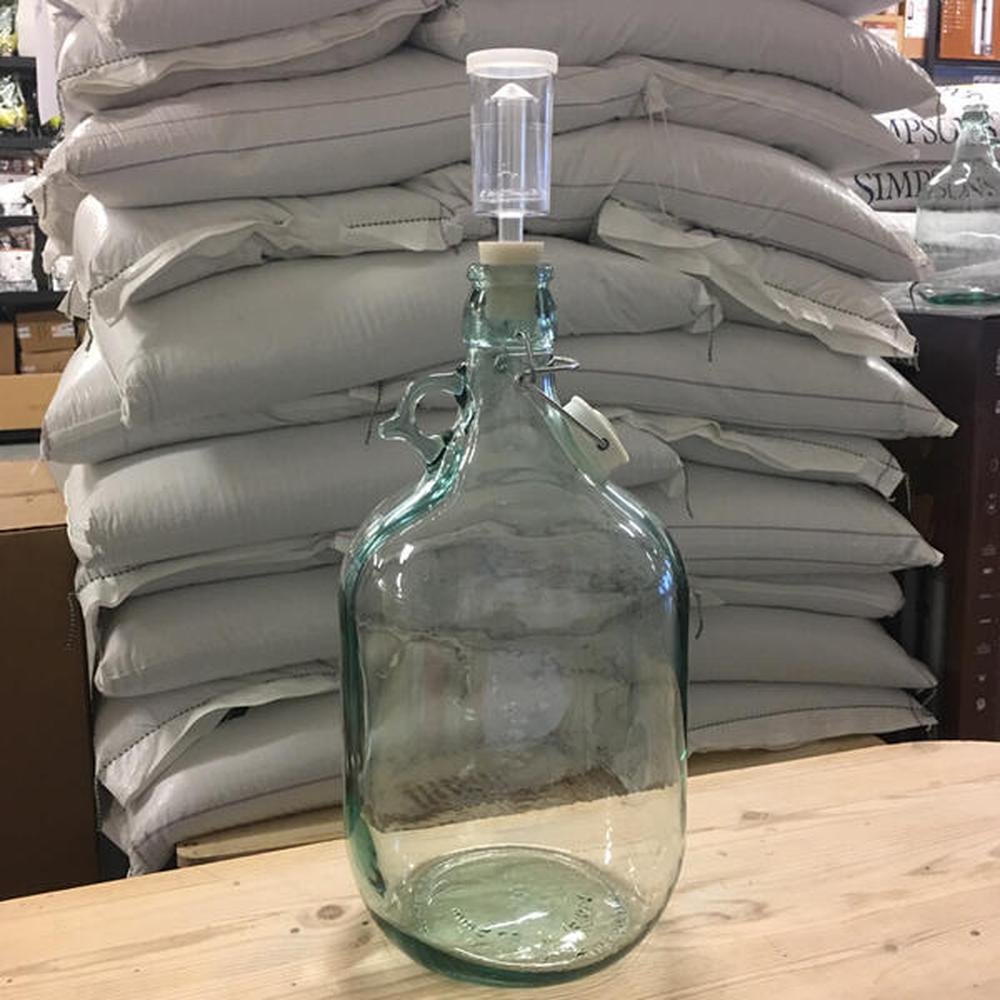Glassballong 5L Komplett - Smal åpning